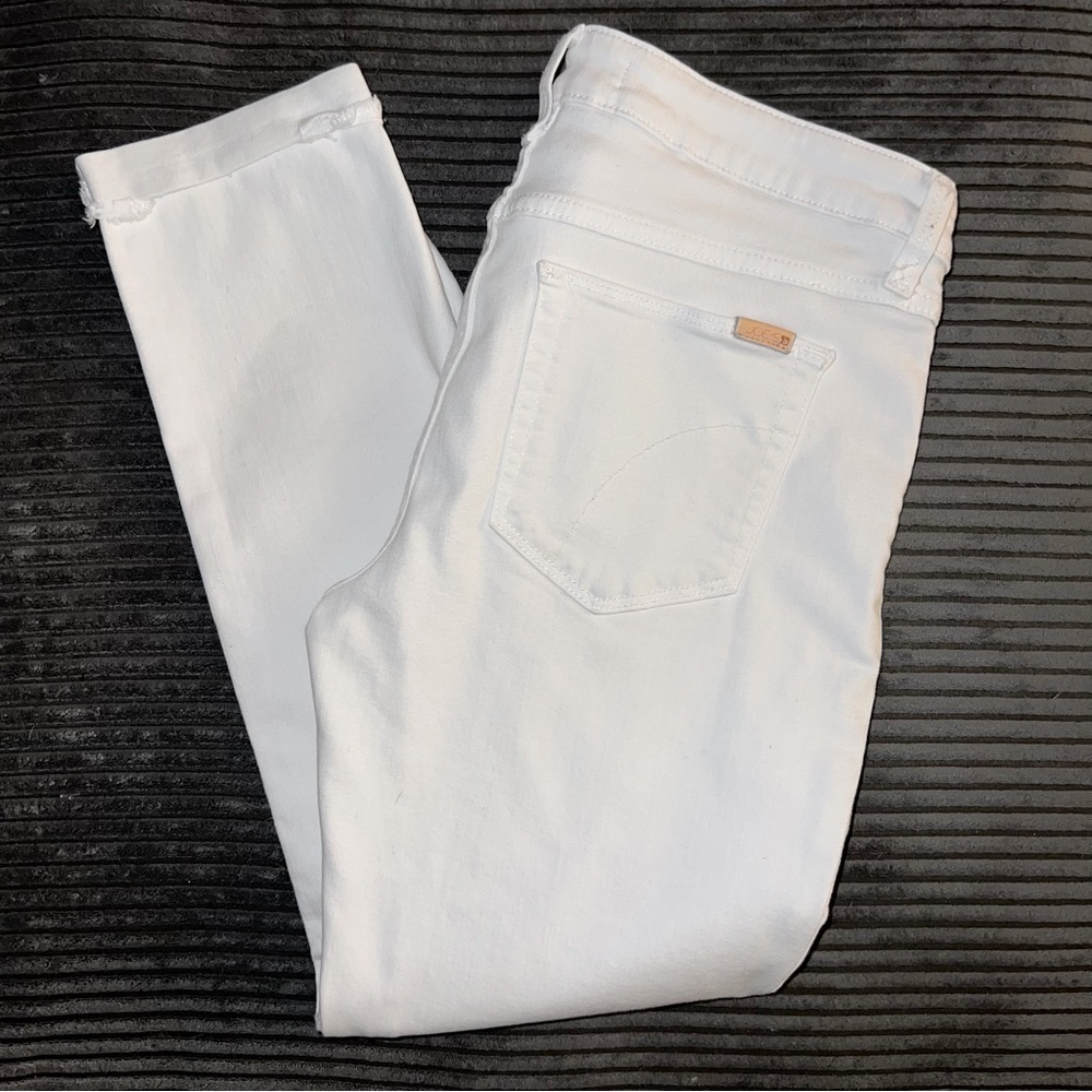 Joe’s The Markie Mid-Rise Skinny Crop Jeans‎ in White - Size 29